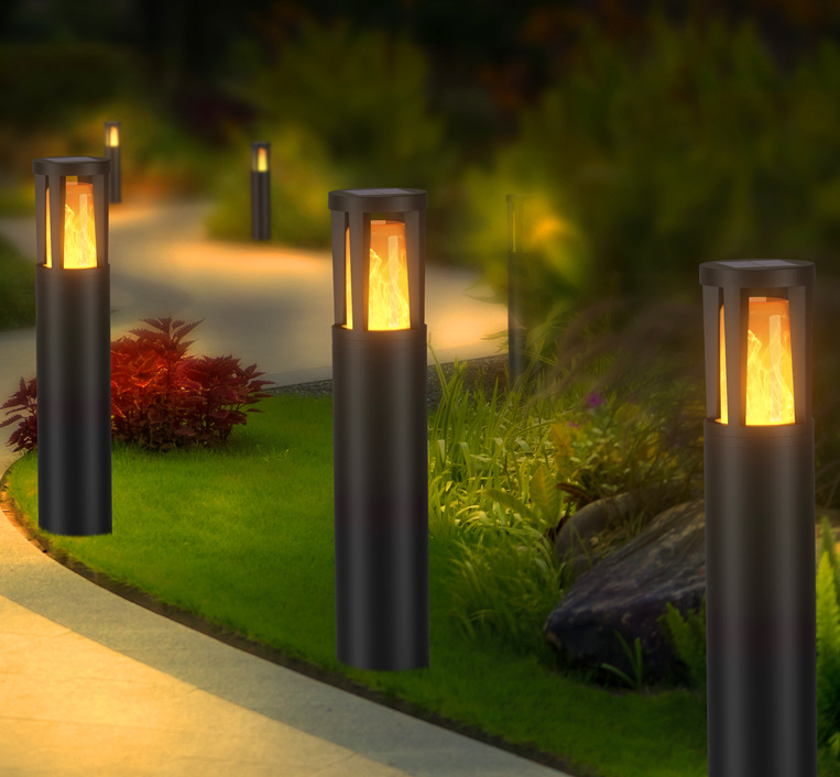 Prodotti ġodda, Outdoor Waterproof Hollow Out Garden Flame Light