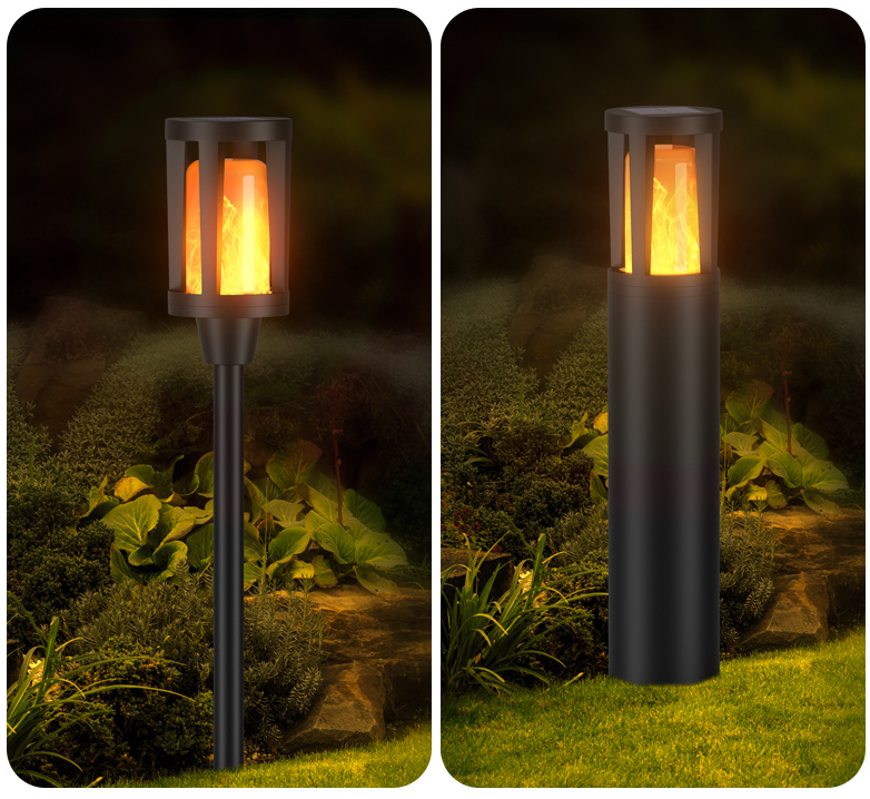 Dawl tal-fjamma tax-xemx ta 'Landsign, Ġnien tal-Patio Waterproof Light Outdoor Waterproof.