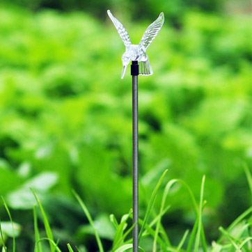 Solar Light Hummingbird Stick Light